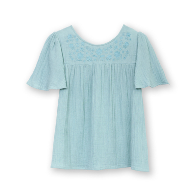 Kite Netherhay Muslin Blouse Soft Aloe