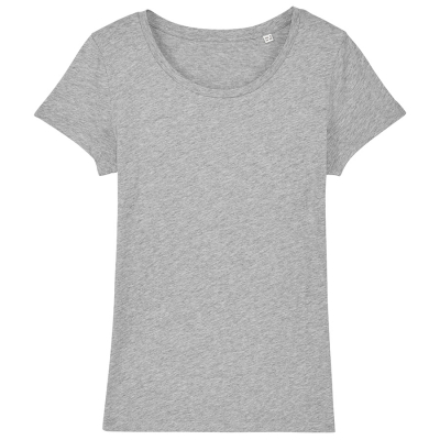 Organic Cotton Scoop Neck T-Shirt - Grey