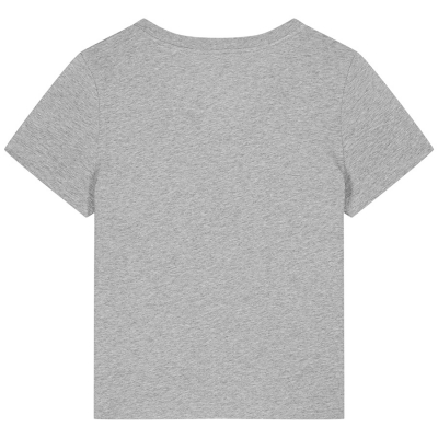 Organic Cotton V-Neck T-Shirt - Grey