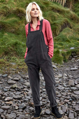 Nomads Rock Plain Needlecord Dungarees