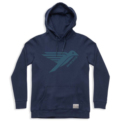 Womens Logo Pullover Hoodie - Navy