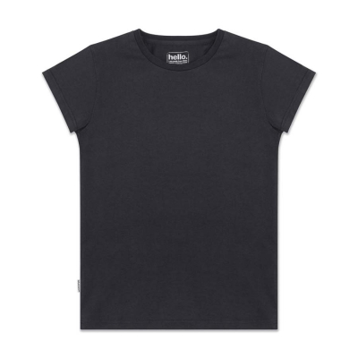 Wilda Organic Cotton Tee - Charcoal