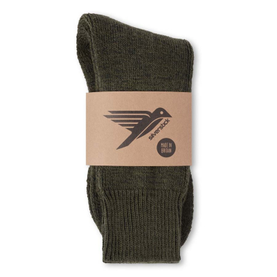 Happy Hiking Wool Socks - Olive