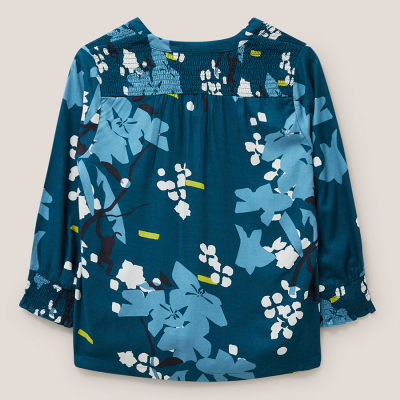 White Stuff Elisa EcoVero Top - Teal