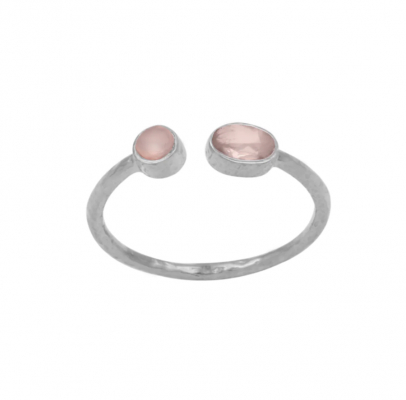 So Just Shop Silver Pooja Open Ring