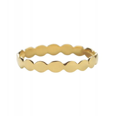 So Just Shop Gold Praniti Dotted Ring