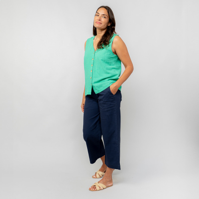 Lily & Me Allium Vest - Green