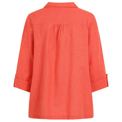 Mudd & Water Summertime Smock - Hot Coral