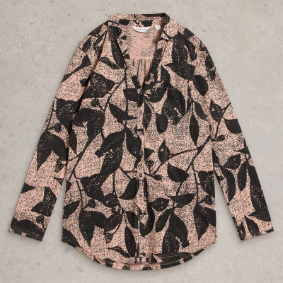 White Stuff Annie Longline Shirt - Pink