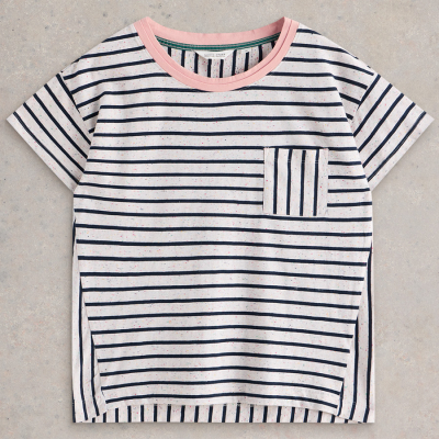 White Stuff Dani Tee - Navy Stripe