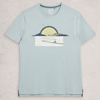 White Stuff Abersoch Bike Sun Fairtrade Graphic T-Shirt