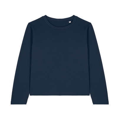 Organic Cotton Navy Long Sleeve T-Shirt