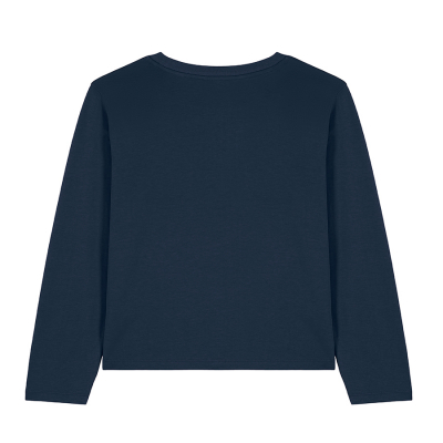 Organic Cotton Navy Long Sleeve T-Shirt