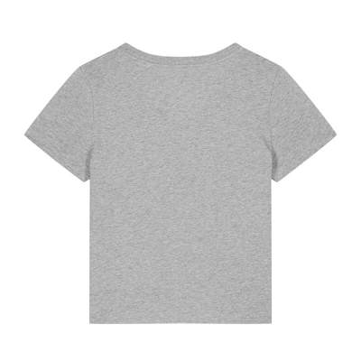 Organic Cotton Grey V-Neck T-Shirt