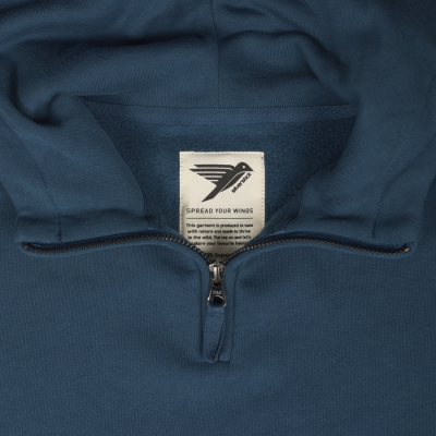 Lowe Quarter Zip Hoodie - Majolica Blue
