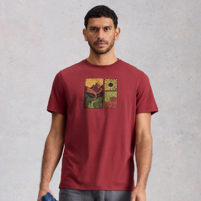 White Stuff Abersoch Hike Fairtrade Graphic T-Shirt