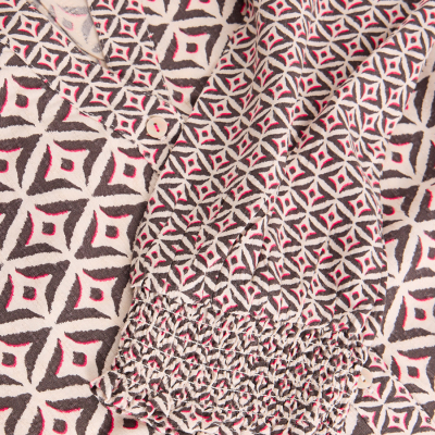 White Stuff May EcoVero Mix Print Top