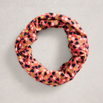 White Stuff Versatile Organic Jersey Roll - Coral Print