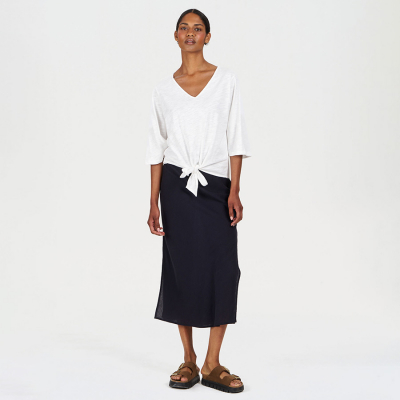 Komodo Lyra Organic Jersey Top - White