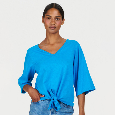 Komodo Lyra Organic Jersey Top - Cobalt