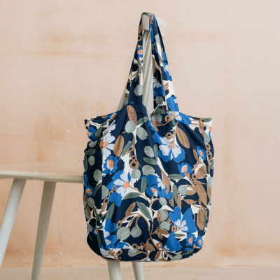 Lily & Me Ceres Print Shopping Bag - Navy