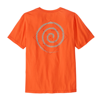Patagonia Mens Multi-Pitch T-Shirt - Orange Peel