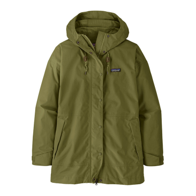 Patagonia Womens Outdoor Everyday Rain Jacket - Caper Green