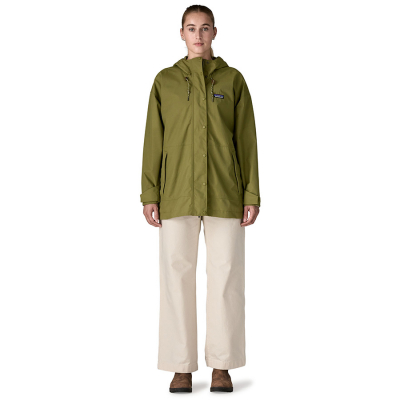 Patagonia Womens Outdoor Everyday Rain Jacket - Caper Green