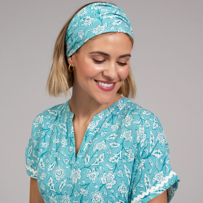Kite Ocean Bloom Bandana Hairband