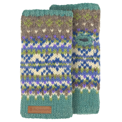 Iona Handwarmers - Aqua
