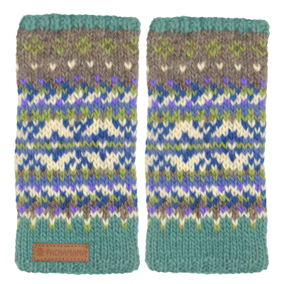 Iona Handwarmers - Aqua