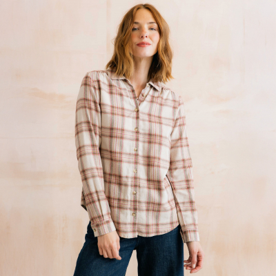 Lily & Me Beech Check Shirt - Multi Blush