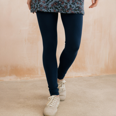 Lily & Me Cotton Leggings - Navy