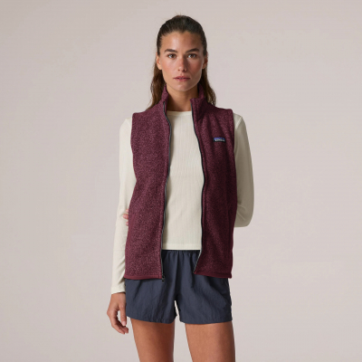 Patagonia Womens Better Sweater Vest - Berry Fig