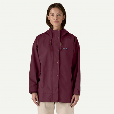 Patagonia Womens Outdoor Everyday Rain Jacket - Berry Fig
