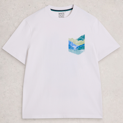White Stuff Horsham Organic Graphic Tee - White