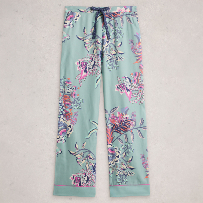 White Stuff Nina Organic PJ Bottoms - Blue