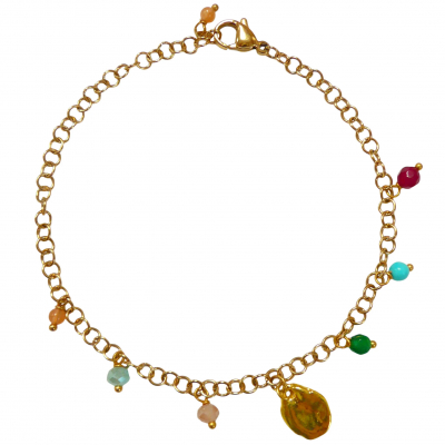 Lotus Feet Lariat Bracelet