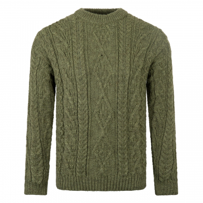Aran Jumper - Dark Apple