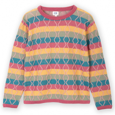 Kite Fancy Stripe Hermitage Knit Jumper