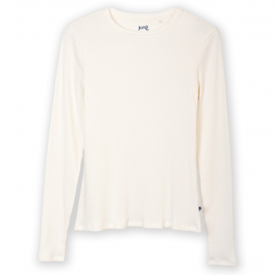 Kite Portesham Ribbed Jersey T-Shirt Off-White
