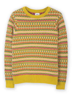 Kite Fair Isle Puncknowle Knit Jumper Multi