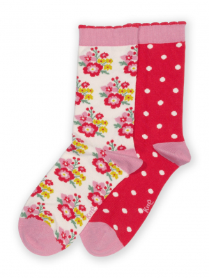 Kite Winter Posy Socks Pink - UK4-7