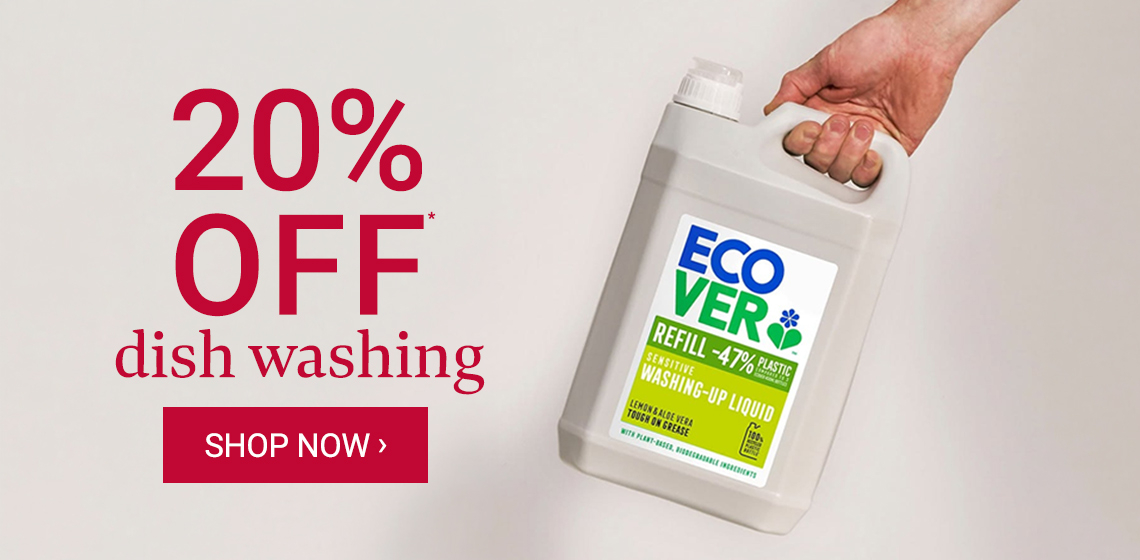 20% Off Dish Washing*