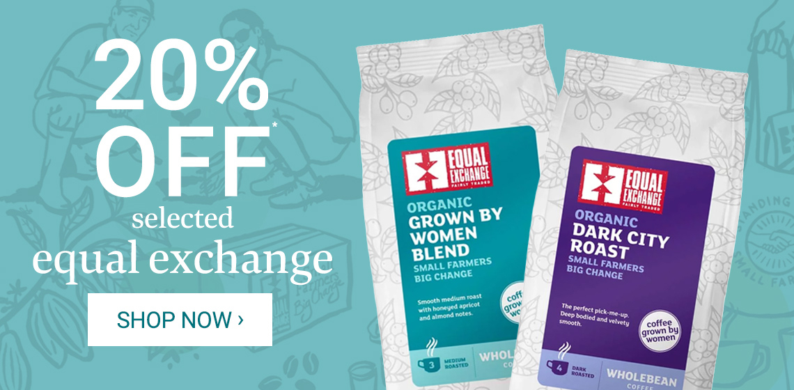 20% off selected Equal Exchange*