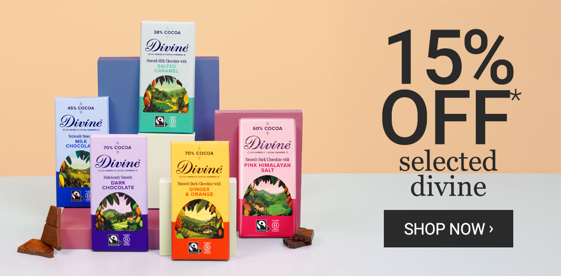 15% Off Selected Divine*
