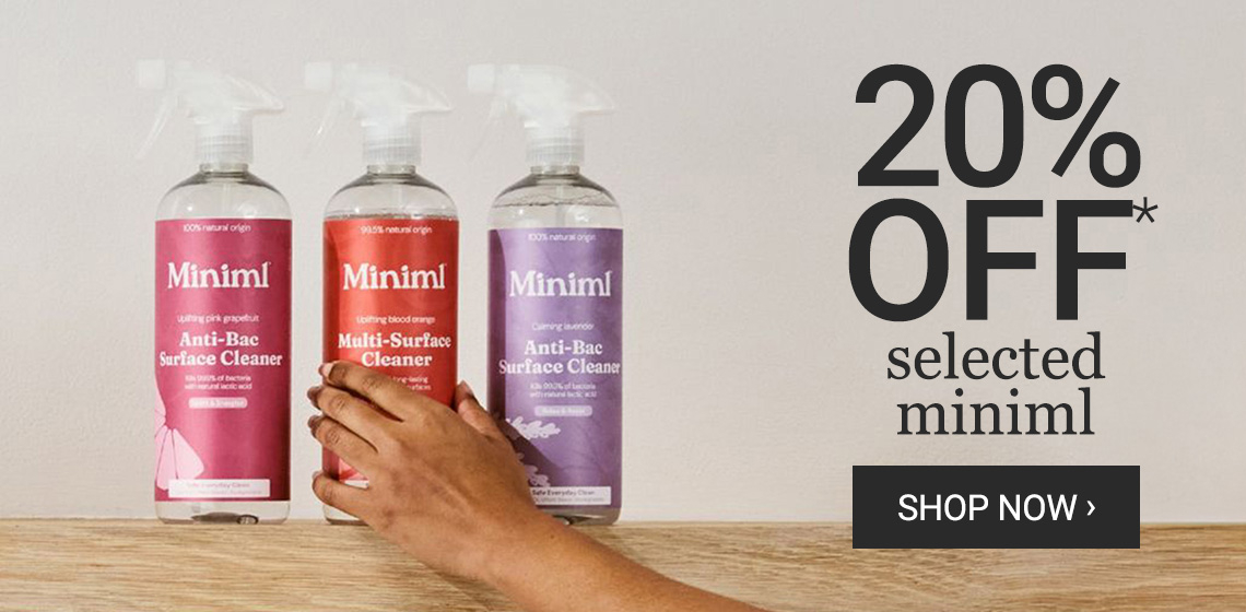 20% off selected Miniml*