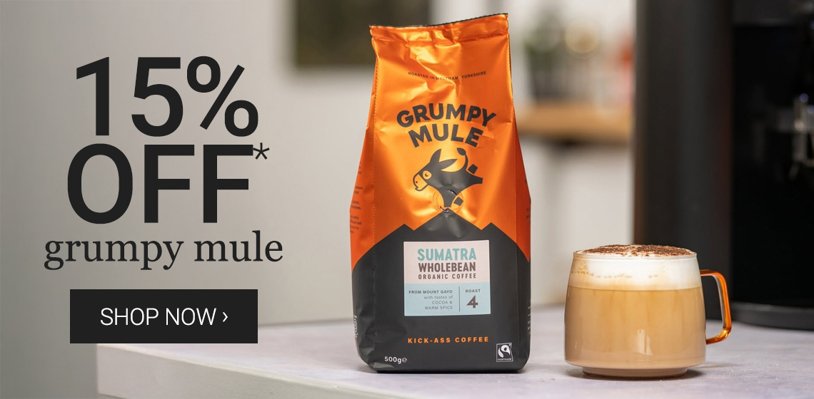 15% Off Grumpy Mule*