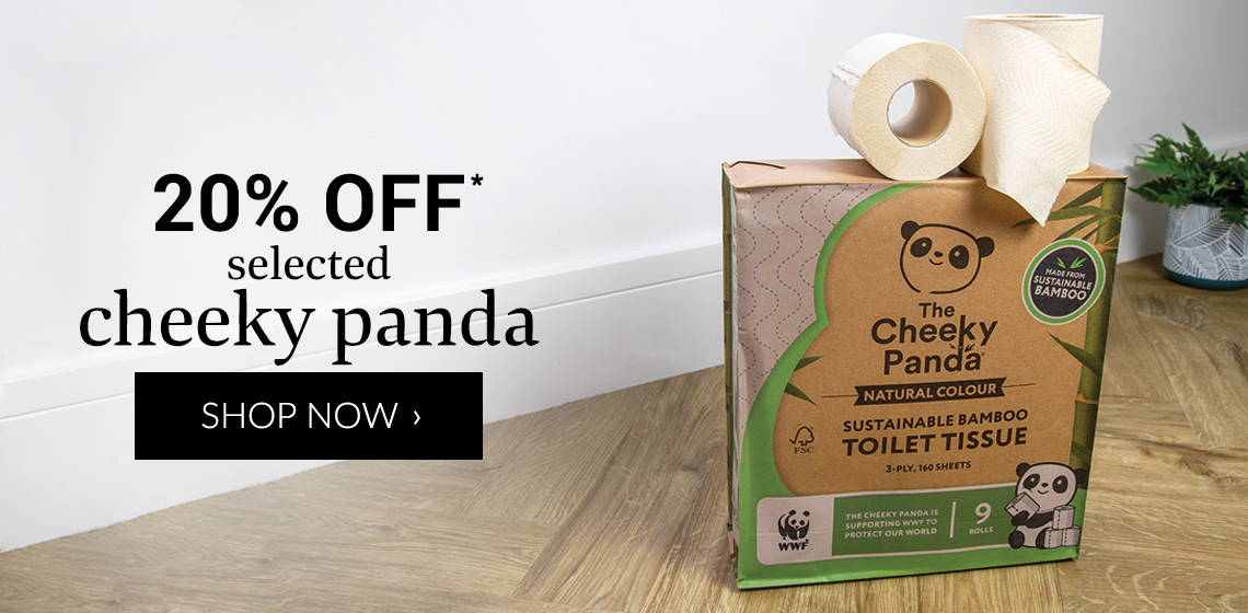20% off selected Cheeky Panda*