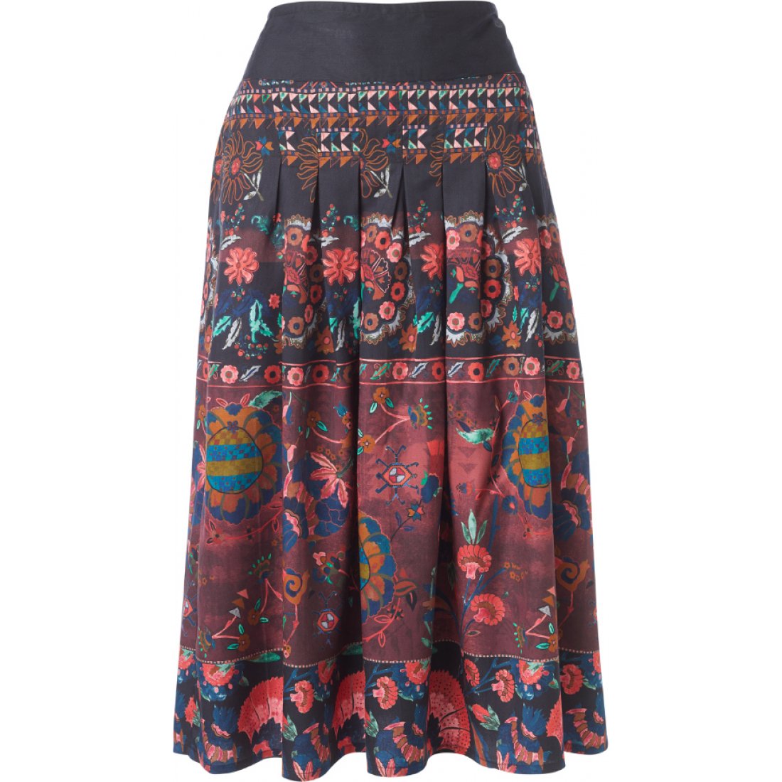 Thought Aubergine Tapestry Skirt - Thought